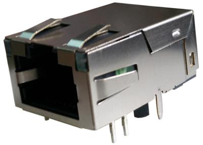 China 1-1368398-3 Low-Profile RJ45 Jack Gigabit 10/100/1000 With Magnetic 2-1368398-3 for sale