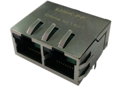 Side Entry Metal Shielded Multiport 1 X 8 Port RJ45 Ethernet Interface -  China LAN Ethernet Jack, LAN Ethernet Connector