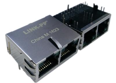 中国 JXG0-0129NL のあらいぐま Rj45 1x2 1GD の 1:1 LINK-PP LPJG29837AINL はネットワーク ジャック二倍になります 販売のため