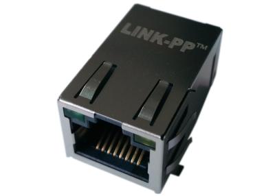 중국 LED LPJ3011ABNL Rj45 SMT 연결관을 가진 MAGJACK SMT HR961160C 10/100Base-T 판매용