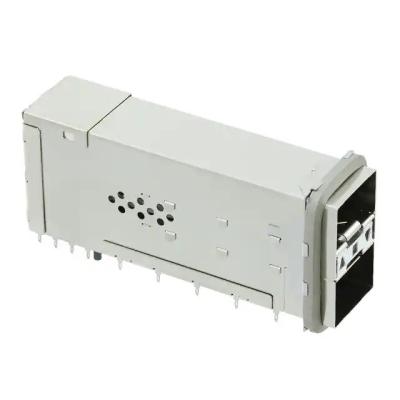 China TE 1-2198318-7 zSFP+ 2x1 Cage Connector With Lightpipe 32 Gb/s for sale