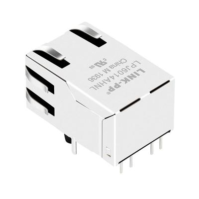 China Magnetic 8P8C 100Base-T RJ45 With Transformer LPJ6014AHNL for sale