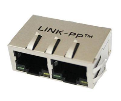 China Custom Port PC Multi-port RJ45 100base T With / Without LEDs RJL12-001LC1 for sale