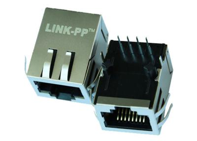 China ARJ11B-MASBF-LU2 1X1 Port RJ45 Modular Connector 10/100 Base-T Without LED for sale
