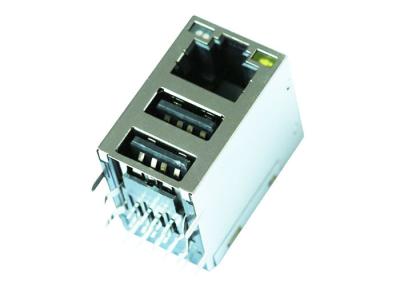 Chine Connecteur de PIN RJ45 USB de la carte PC 10 du gigabit ARJU31B-MCSO-A-AD-EMU2 avec protégé à vendre