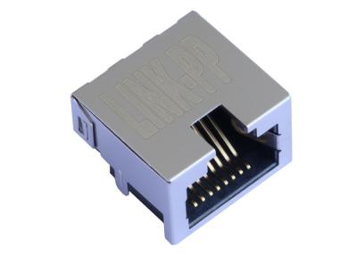 China 1734795 Single Port Low Profile Stacked RJ45 Connector THT Without LED LPJE841DNL for sale