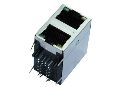 China RM3-ZZ-0019 Double Stacked RJ45 MagJacks 2 x 1 Integrated Transformer LPJG17561BHNL for sale