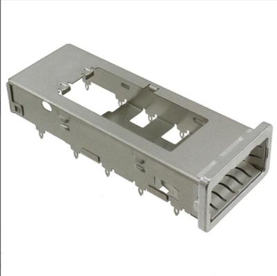 China 1551891-1 Position ZQSFP+ Cage Connector Press-Fit Through Hole, R/A for sale