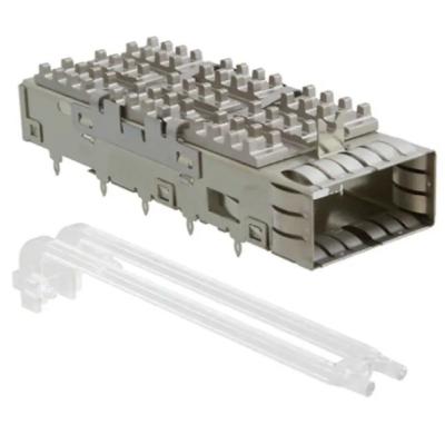 China 1888971-3 QSFP+ Cage with Heat Sink Connector Press-Fit Through Hole for sale