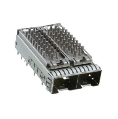 China 2198230-2 Position QSFP Double Density Position Cage Transceivers for sale