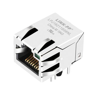 China LPJ16211B56NL Network Interface RJ45 Modular Connector 10/100 Base-T Magnetic JDFU11691861 for sale