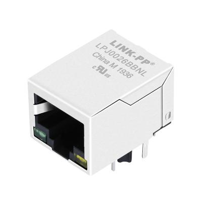 China IEEE 802.3 RJ45 Modular Jack 19154  Across LPJ0026BBNL for EMbedded PC for sale