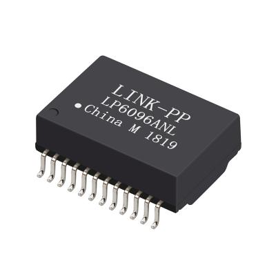 China 749022017 ponto de entrada do Pin de Lan Ethernet Magnetic Transformer 24 do gigabit/POE+ 802.3af 802.3at LP6096ANL à venda