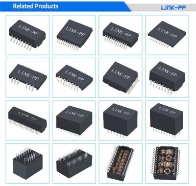 China M3295NL / QT24A01 Gigabit Ethernet Transformer 24 Pins 1X1 Port  With PoE LP82440ANL for sale