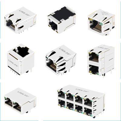 China RJ45 Modular Jack With / Without Magnetic None POE / POE / POE+ for sale