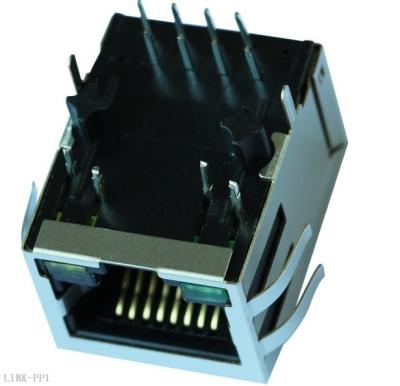 China 5-6605308-1 mag RJ45 Jack que decupla o capacitor com diodo emissor de luz LPJ0012A73NL do resistor à venda