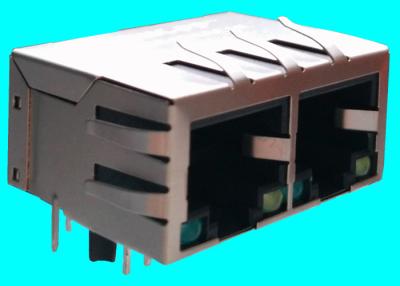 China 62F-1204GYD2 100Bast-TX Dual Port Rj45 WITH MAGNETIC MODULE LPJ26204AENL for sale