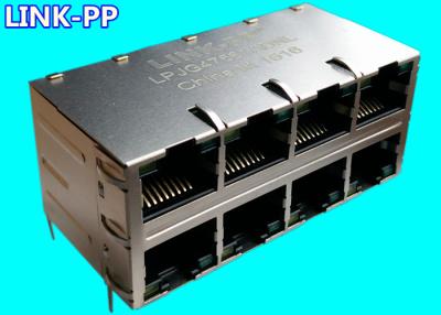China LPJG47561ADNL Stacked RJ45 2x4 Port Gigabit Ethernet Allpied in Cisco IP Systems for sale