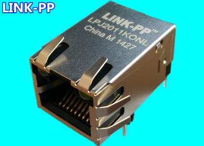 China LPJ2011KONL RJ45 With Integrated Magnetics 10 / 100Base-TX Integrated PCB Jack for sale