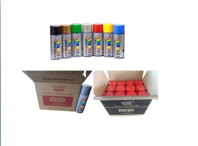 China Multi Purpose Aerosol Spray Paint Liquid Coating Turquoise / Red Spray Paint For Metal for sale
