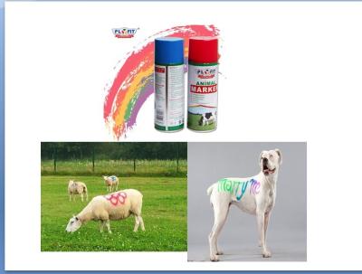 China Long Lasting Animal Safe Spray Paint 400ml Animal Marking Spray for sale