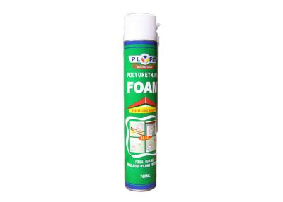 中国 750ML Expandable PU Foam Spray Polyurethane Foam Sealant For Door Installation 販売のため