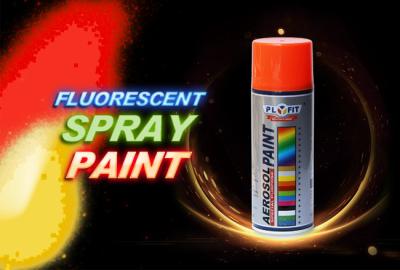China Pintura de espray de madera metálica fluorescente de la pintada que seca la muestra rápida 450ML disponible en venta