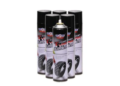 China OEM Manufacturing Car Tyre Polish Foam 450ml 600ml 750ml Renew For Car Tyre for sale