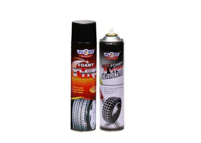 China Power Eagle 600ml Tyre Shine Foam Car Cleaning Tire Foam Cleaner OEM Brand for sale
