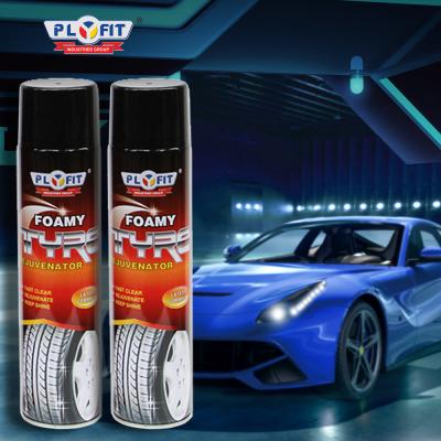 China Tinplate Can Car Tyre Foam Spray Easily Removes Dirt And Grime Free Sample for sale