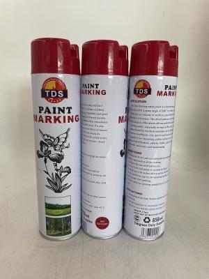 中国 Fast Drying Line Marker Spray Paint OEM 650ml Good Flexibility 販売のため