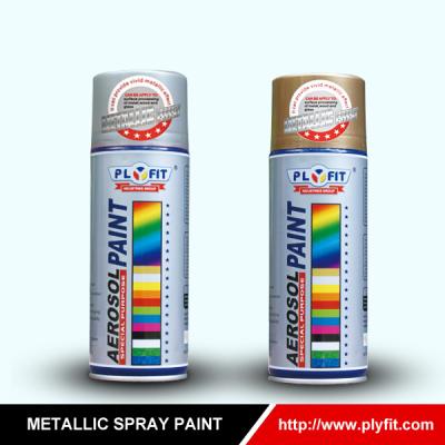 China LPG Propellant Waterproof Spray Paint Aerosol Spray Paint For Metallic Use for sale