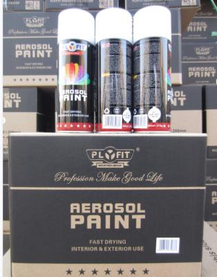 Cina MSDS Acrylic Spray Paint Semi Matt White Aerosol Spray Paint For Wood Plastic in vendita