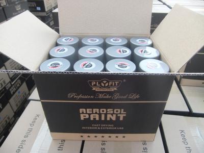 China pantone color Acrylic Based Spray Paint Fluorescent Metallic Color Free Sample for sale