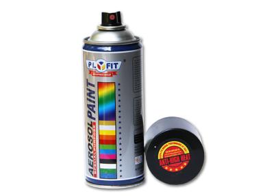 China Black Silicone Resin Acrylic Spray Paint Low Chemical Odor High Heat Resistant for sale