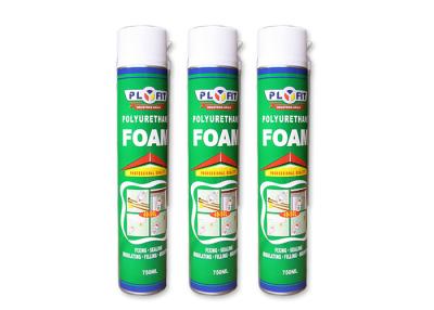 China Plyfit White 750ML Polyurethane Expansion Pu Foam Spray for Construction for sale