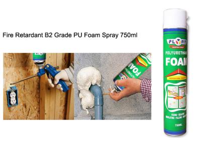 China All Purpose Waterproof Silicone Sealant Fireproof High Density Exterior PU Foam Spray for sale