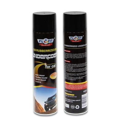 China Protective Car Care Products Liquid Car Rubber Undercoating Spray Strong Adhesion for sale