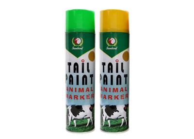 China Green / Red / Blue Animal Marking Paint 400ML - 600ML Liquid Coating Long Lasting for sale