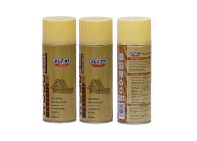 China Decorative Wood Finish Spray Paint Hard Wearing , Gold Lacquer Spray Paint For Wood for sale