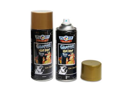 China Multi Colors Matte Gold Spray Paint , UV Resistance Spray Paint For Glass,Colorfully wall for sale
