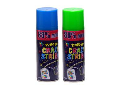 China Funny Fluorescent Party String Spray High Extrusion Rate Flammable Low Chemical Odor for sale