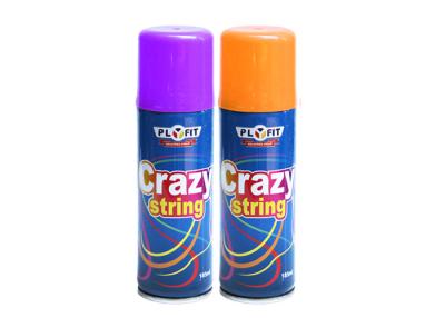 China Non - Flammable Party String Spray Multicolor High Extrusion Rate Non Toxic for sale