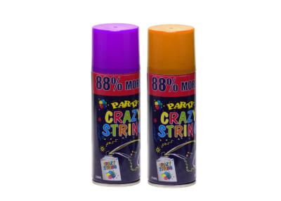 China 250ML Fluorescent Party String Spray Easy To Clean Eco - Friendly No Pollution for sale