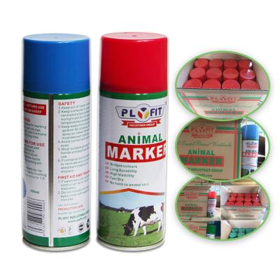 China Long Lasting Animal Marking Spray Paint 2 Years Shelf Life For Pigs Cows Horse Sheep for sale