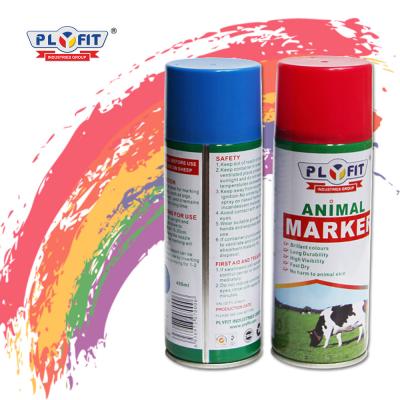 China El espray seguro de la pintura animal colorida inofensiva de la marca distingue entre las ovejas/el cerdo/el ganado en venta