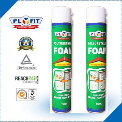 China Adhesive Sealant REACH 30kPa 750ml PU Foam Spray for sale