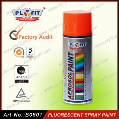 China 15 Min Fluorescent Spray Paint 400ml Quick Drying Lacquer Spray for sale