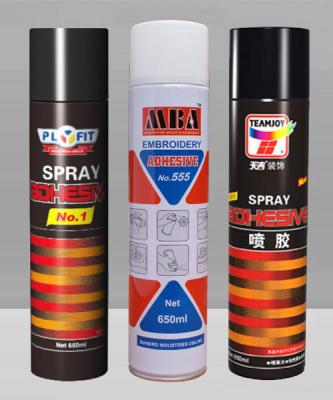 China Textile Spray Adhesive 650ml Waterproof Silicone Glue for sale
