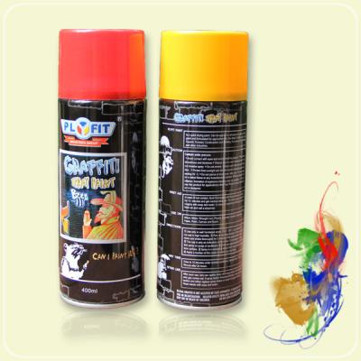 China Acrylic Resin Based MSDS REACH Aerosol Spray Paint Cans 400ml for sale